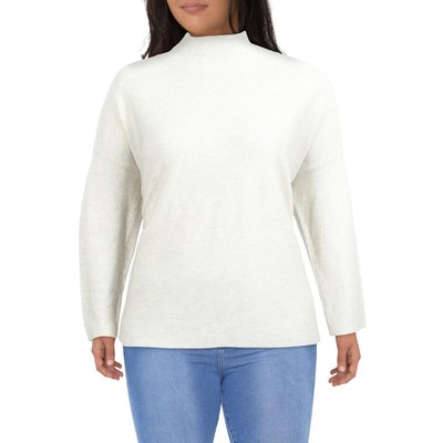 

Женский серый шелковый пуловер с высоким воротником Eileen Fisher Sweater Top Plus  BHFO 2636, Pearl