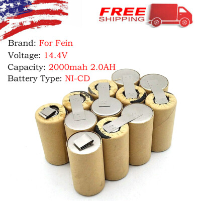 Soldering required for fein 14.4V ABS 14 ABS14 self installation power Battery