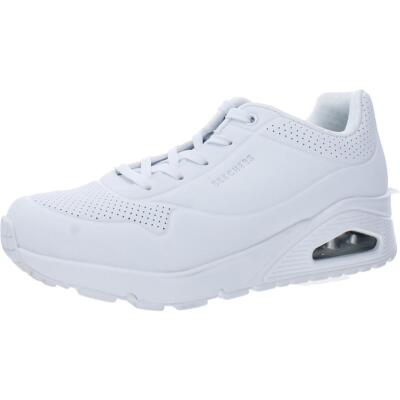 

Skechers Женские кроссовки Uno-Stand On Air White Fashion 7.5 Medium (B,M) 7430, White mono