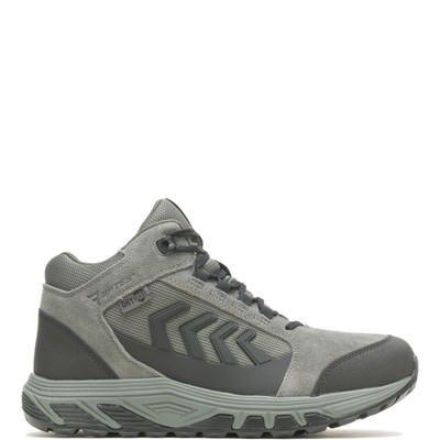 Pre-owned Bates Men's Rush Shield Mid Dryguard Waterproof Slip Resistant Boot Graphite - E In Gray