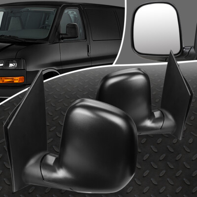 ДЛЯ 96-02 CHEVY EXPRESS GMC SAVANA ПАРА РУЧНЫХ ЗЕРКАЛ БОКОВОГО ОБЗОРА В СТИЛЕ OE