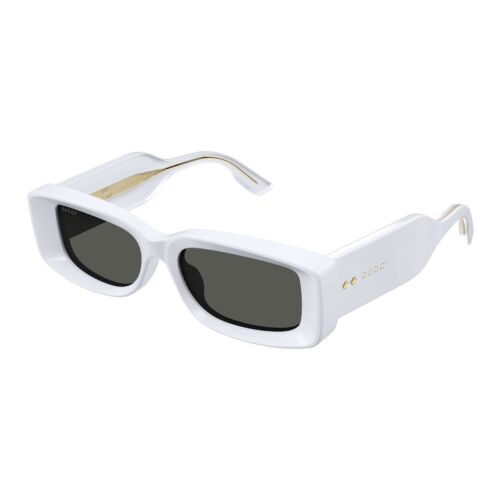 Pre-owned Gucci Gg1528s 004 Light Blue/grey 53-18-145 Sunglasses Authentic In Gray
