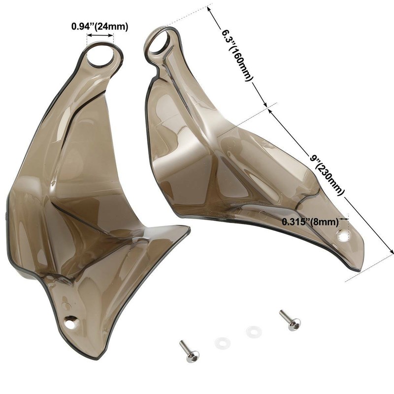 Smoke Handguard Protector Shield Fit For BMW R1200GS Adv. S1000XR