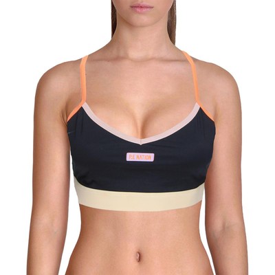 

Женский черный спортивный бюстгальтер для фитнеса и йоги PE Nation Athletic  BHFO 2082, Black multi