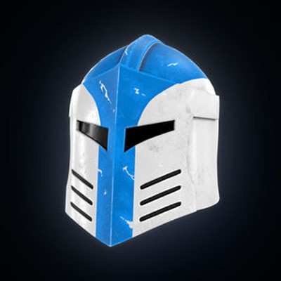Galactic Armory Helmet — 3D Printed RAW DIY Cosplay Helmet Kit