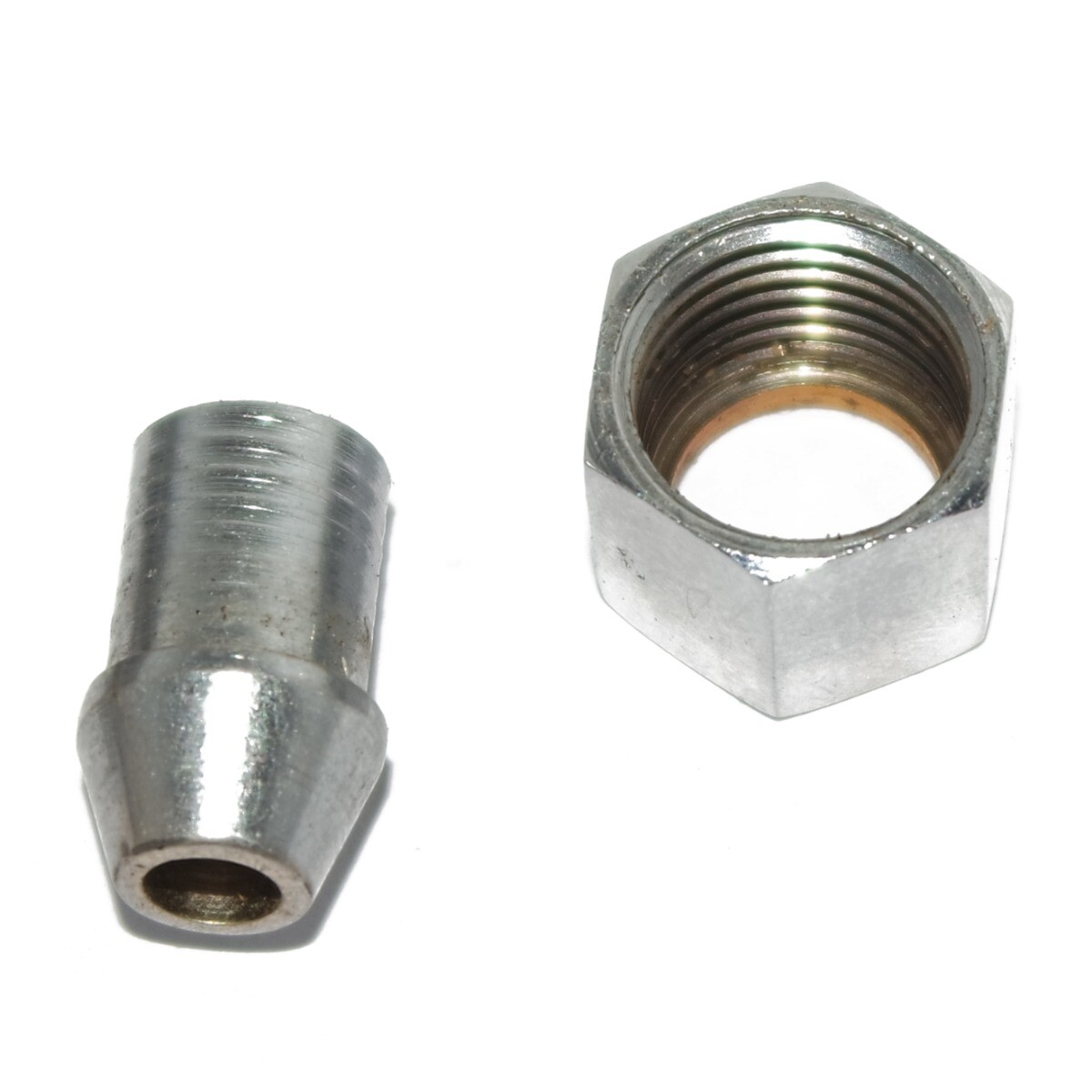 1/4" Fuel Tap Brass Chrome Plated Plunger Type Fits BSA AJS Ariel Triumph