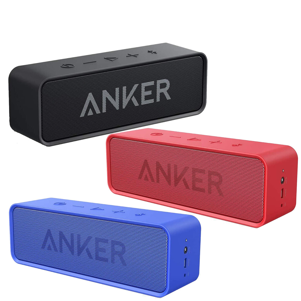 Anker soundcore Motion+ Bluetooth 赤 Anker Soundcore 2, Portable Waterproof Bluetooth Speaker
