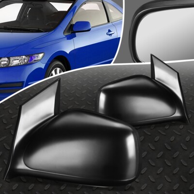 ДЛЯ 06-11 HONDA CIVIC 2DR ПАРА OE STYLE РУЧНАЯ РЕГУЛИРОВКА БОКОВОГО ЗЕРКАЛА ЗАДНЕГО ВИДА