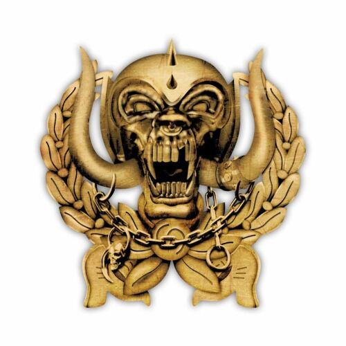 MOTORHEAD gold warpig pin badge