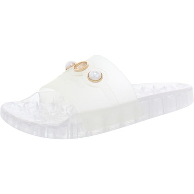 

Karl Lagerfeld Женские шлепанцы для бассейна с открытым носком Tula 10 Medium (B,M) BHFO 1091, Ясный