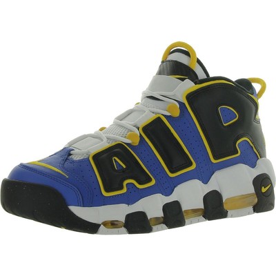 Мужские кроссовки с высоким берцем Nike Mens AIR MORE UPTEMPO синего цвета 9.5 Medium (D) BHFO 1315
