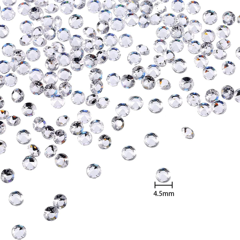 Acrylic Diamond, 5000PCS Clear Crystal Acrylic Diamond for Wedding Table Scatter