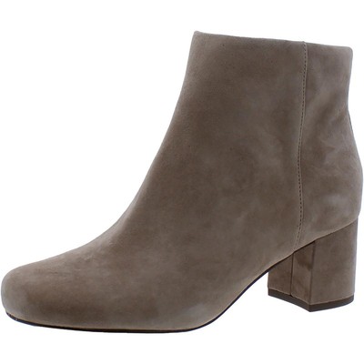 Женские кожаные ботильоны Vionic на массивном блочном каблуке Boots BHFO 2359