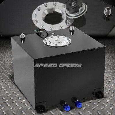 АЛЮМИНИЕВЫЙ ТОПЛИВНЫЙ БАК НА ТОПЛИВНЫХ ЭЛЕМЕНТАХ ДЛЯ ГОНОК/ДРИФТА ОБЪЕМОМ 8 ГАЛЛОНОВ/30,5 л С ЧЕРНЫМ ПОКРЫТИЕМ + ДАТЧИК УРОВНЯ