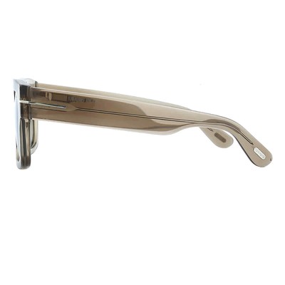 TOM FORD TOM FORD FAUSTO GRADIENT BROWN BROWLINE MEN'S SUNGLASSES FT0711 47Q 53