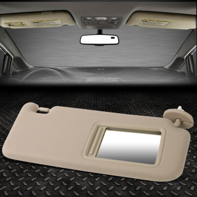 [СПРАВА/СО СТОРОНЫ ПАССАЖИРА] ДЛЯ 09-16 TOYOTA VENZA СОЛНЦЕЗАЩИТНЫЙ КОЗЫРЕК В СТИЛЕ OE, СОЛНЦЕЗАЩИТНЫЙ КОЗЫРЕК КОРИЧНЕВОГО ЦВЕТА