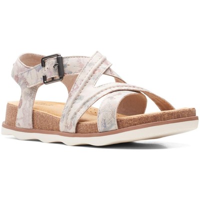 

Женские сандалии Clarks Brynn Ave, бежевые с ремешками, 9, средний (B,M) BHFO 2782, Sand interest, Brynn Ave