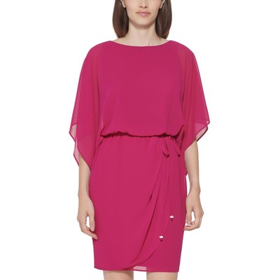 

Женское шифоновое блузоновое платье для коктейлей и вечеринок Jessica Howard Petites BHFO 3083