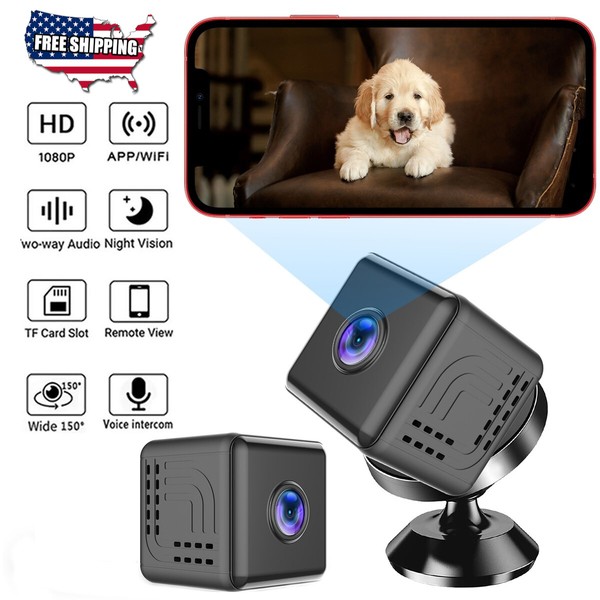 Mini Hidden Camera Wifi Home Decor Security Cam Full HD 1080P Night Vision Audio