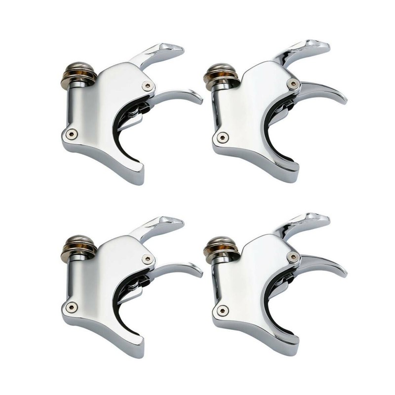 39mm 41mm 49mm Quick Release Chrome Windshield Clamps For Harley Dyna