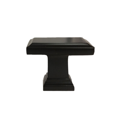 Modern Square Pulls Handles Knobs Kitchen Cabinet Hardware Matte Black