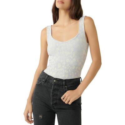 Женская фиолетовая рубашка-боди с цветочным принтом Intimately Free People, M/L BHFO 1599