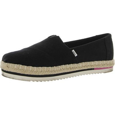 

Женские черные эспадрильи без шнуровки Toms Alpargata 8,5 средний (B,M) BHFO 0654, Черный