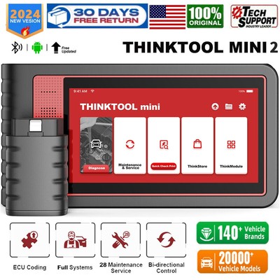 Thinktool Mini2 Car Scanner Full Bi-Directional Diagnostic Tool Key Code CANFD