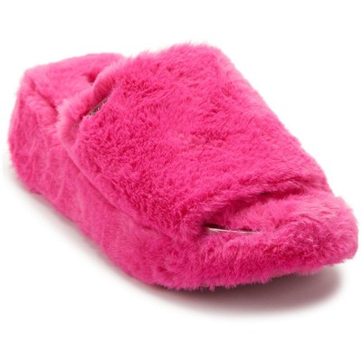 

DKNY Женские удобные шлепанцы Malira на платформе из искусственного меха BHFO 9490, Jungle fuchsia, Malira