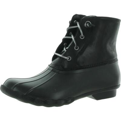 

Женские резиновые сапоги Sperry из морской кожи на шнуровке BHFO 0812, Black shimmer, Saltwater