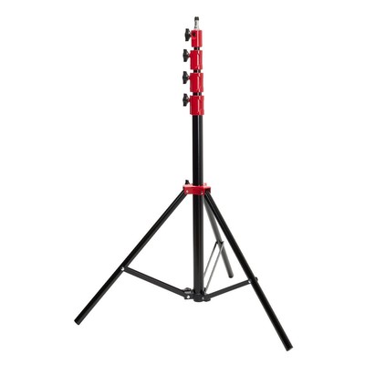 Flashpoint Pro Air-Cushioned Heavy-Duty Light Stand (Red, 9.5') #FP-S-9-RD-V2
