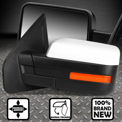 ДЛЯ 04-14 P2 F150 ОТРЕГУЛИРУЙТЕ СКЛАДНОЕ БОКОВОЕ ЗЕРКАЛО ЗАДНЕГО ВИДА СЛЕВА LHS/ВОДИТЕЛЬСКОЕ ХРОМИРОВАННОЕ