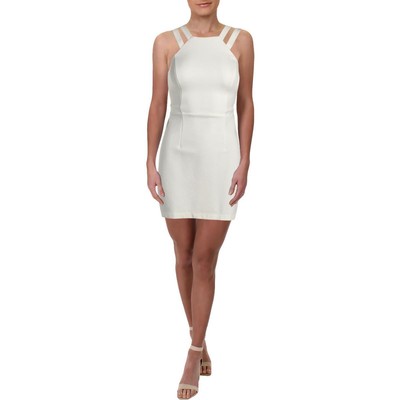 

Женское белое мини-платье French Connection Lula с лямками на бретельках  BHFO 7822, Summer white