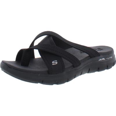 

Skechers Womens Flex Appeal 2.5 — Start Up Pool Slides 10 Medium (B, M) 8054, Черный, Flex Appeal 2.5 - Start Up