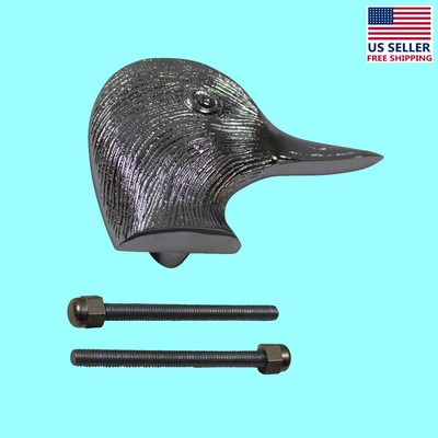 Chrome Solid Brass Door Knocker Duck Head | Renovator's Supply