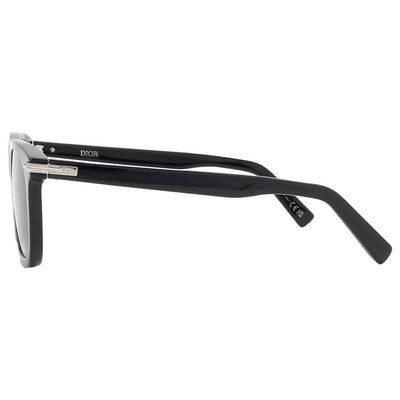 Pre-owned Dior Smoke Square Men's Sunglasses Blacksuit S13i 10a0 Dm40136i 01a 53 In Gray