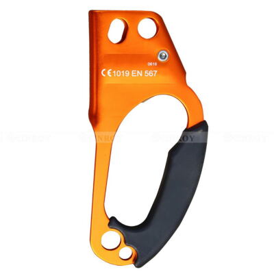 4KN L/R Hand Ascender Rock Climbing Tree Arborist Rappelling for 10~12mm Rope