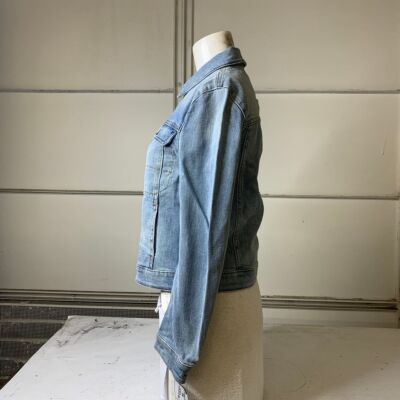 Pre-owned Zadig & Voltaire Kioky Casual Denim Jacket Women's Size Medium Blue