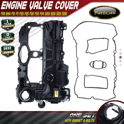 Engine Valve Cover w/ Gasket & Bolts for BMW N20 E89 F10 F11 F23 F25