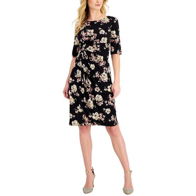 

Женское вечернее платье миди со сборками Connected Apparel BHFO 4170, Navy