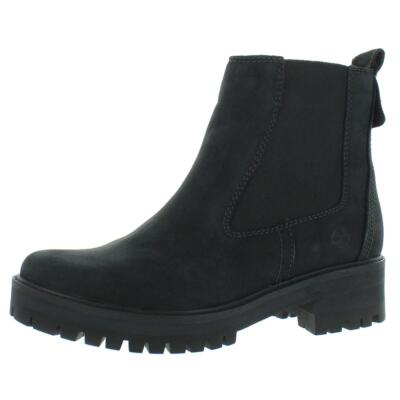 

Женские ботинки челси на платформе Courmeyer Valley Timberland из нубука BHFO 4774, Black nubuck, Courmeyer Valley