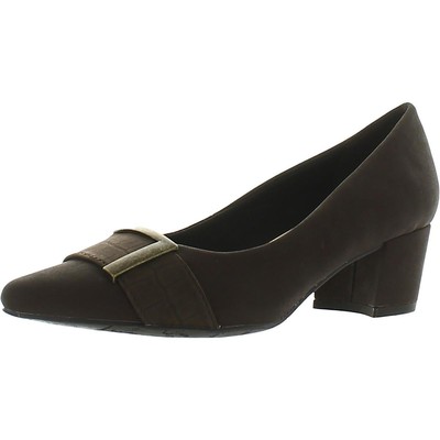 

Женские туфли Cariel Brown на остром каблуке Easy Street 8, средний (B,M) BHFO 8616, Brown matte