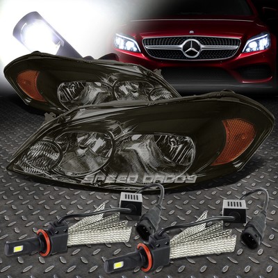 ЗАКОПЧЕННЫЙ КОРПУС, ЯНТАРНАЯ УГЛОВАЯ ФАРА + БЕЛАЯ СВЕТОДИОДНАЯ СИСТЕМА 6000K ДЛЯ 06-16 IMPALA