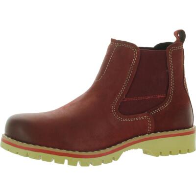 

Earth Womens Ranger Renier Red Chelsea Boots Shoes 6 Medium (B,M) BHFO 3416, Red nubuck, Ranger Renier