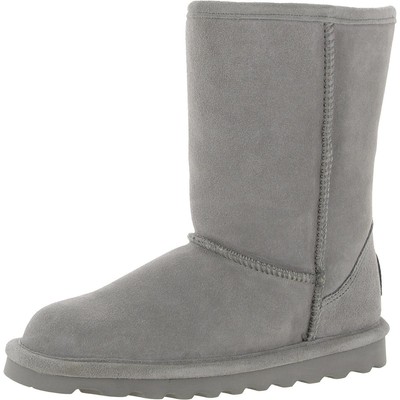 Bearpaw / женские короткие серые ботинки из овечьей шерсти Elle Shoes 6 Medium (B,M) BHFO 1740