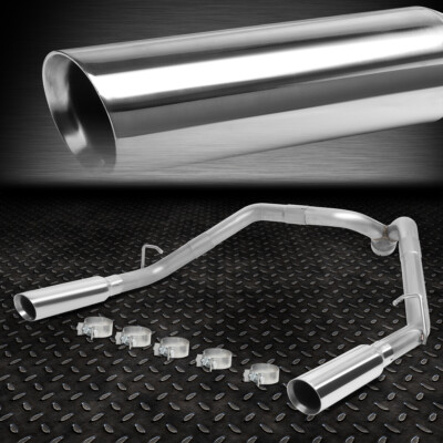 Для 09-13 Silverado Sierra 6.2L V8 3.5 Наконечник глушителя Задняя ось выхлопной системы