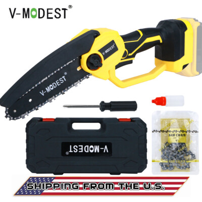 6'' 12''Mini Chainsaw For Dewalt 20V Max Or Milwaukee 18V Battery (Tool Only)