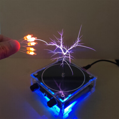 Bluetooth Music Tesla Coil Can Touch Artificial Lightning Generator
