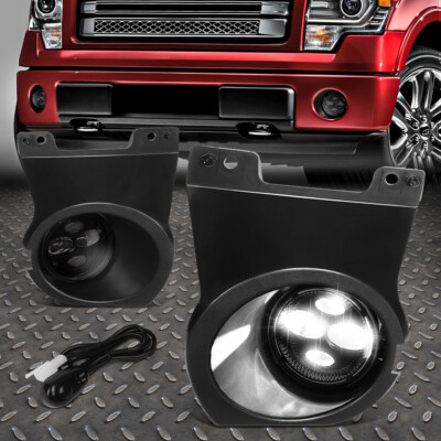 ДЛЯ 09-14 FORD F150 СВЕТОДИОДНЫЙ ПРОЕКТОР ПРОТИВОТУМАННЫХ ФАР ДАЛЬНЕГО СВЕТА С ЗАКОПЧЕННОЙ РАМКОЙ + ПЕРЕКЛЮЧАТЕЛЬ