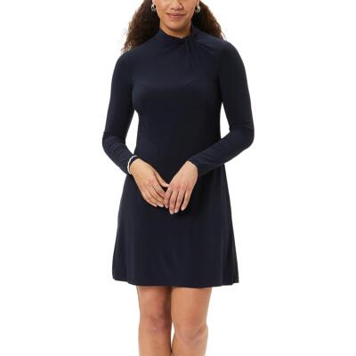 Женское мини-платье Tommy Hilfiger Fit & Flare с длинным рукавом для работы BHFO 0075